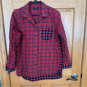 Madewell Classic Ex-Boyfriend Shirt Plaid button down. Size Medium.